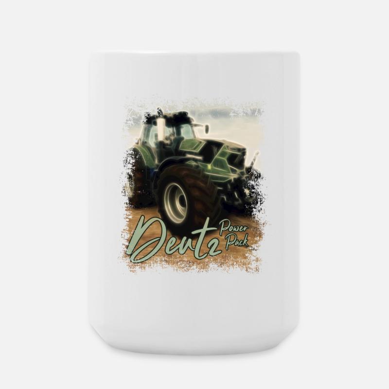 Deutz Traktor Kraftpaket - Traktor Power Pack - Große Tasse 440 ml - Weiß