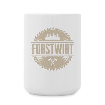 Forstwirt - Große Tasse 440 ml - Weiß - Vorne