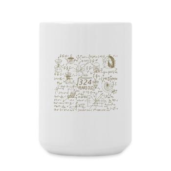 18e anniversaire Math Mathefan étudiant en mathématiques - Grande tasse 440 ml - blanc - Devant