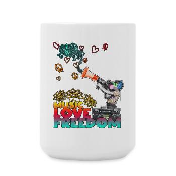 Cool - Große Tasse 440 ml - Weiß - Vorne