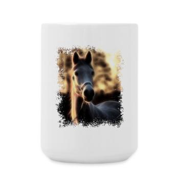 Cheval - Cheval d’Or - Grande tasse 440 ml - blanc - Devant