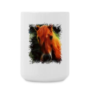 Horse Wild Horse - Large Mug 440 ml - white - Front
