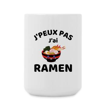 J peux pas j ai Ramen Cadeau fan Japon - Grande tasse 440 ml - blanc - Devant