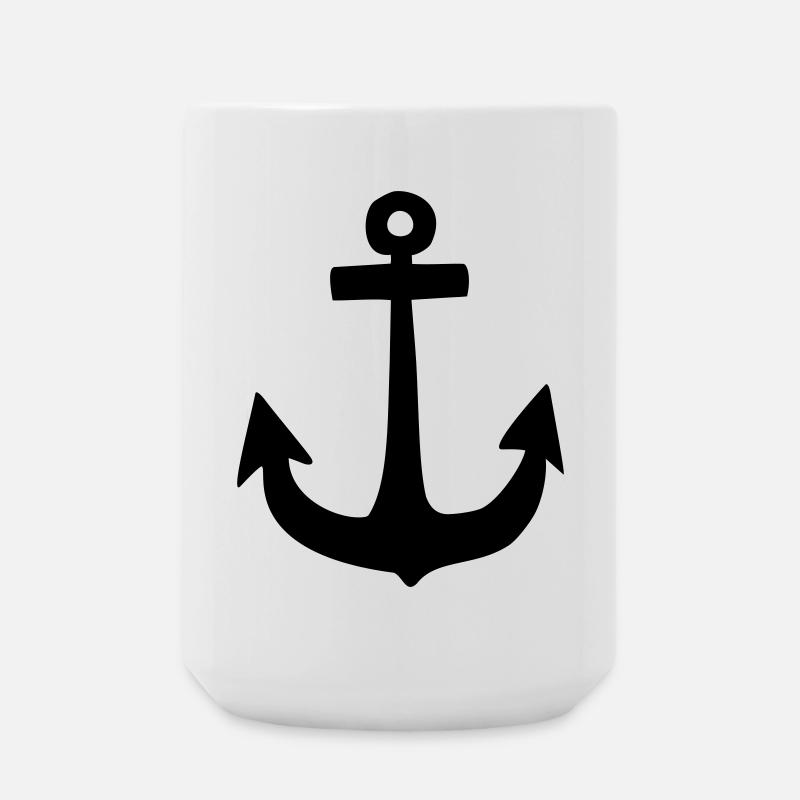 Anker - Große Tasse 440 ml - Weiß