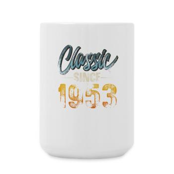 1953 Geburtsjahr Geburtstag Baujahr Vintage - Große Tasse 440 ml - Weiß - Vorne