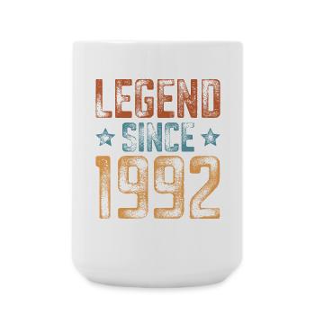 1992 Born Year of birth Birthday - Large Mug 440 ml - white - Front