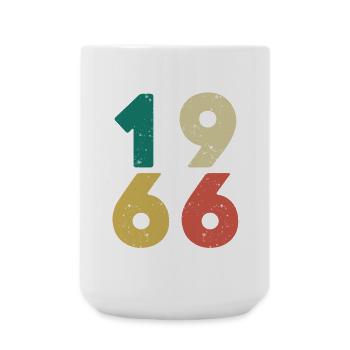 1966 - Millésime 1966 Rétro Vintage - Grande tasse 440 ml - blanc - Devant