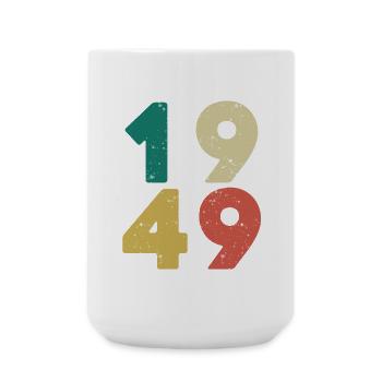 Jahrgang 1949 Rétro Vintage - Grande tasse 440 ml - blanc - Devant
