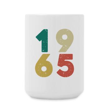 1965 - Jahrgang 1965 Retro Vintage - Große Tasse 440 ml - Weiß - Vorne