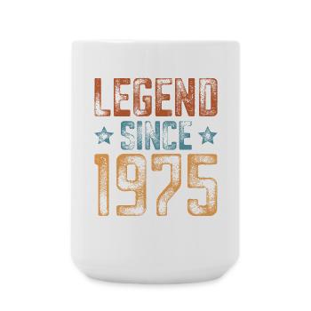1975 Born Year of birth Birthday - Large Mug 440 ml - white - Front