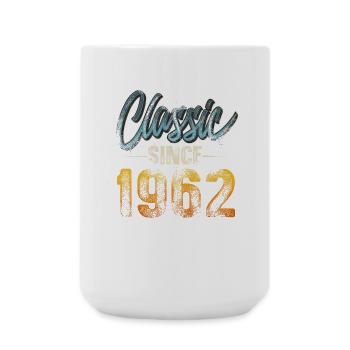 1962 Geburtsjahr Geburtstag Baujahr Vintage - Große Tasse 440 ml - Weiß - Vorne