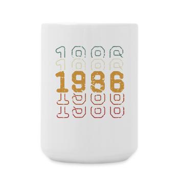 1986 - Large Mug 440 ml - white - Front