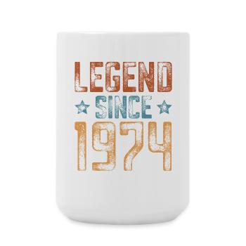 1974 Born Year of birth Birthday - Large Mug 440 ml - white - Front