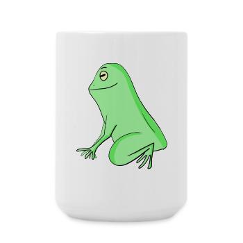 Grenouille - Grande tasse 440 ml - blanc - Devant