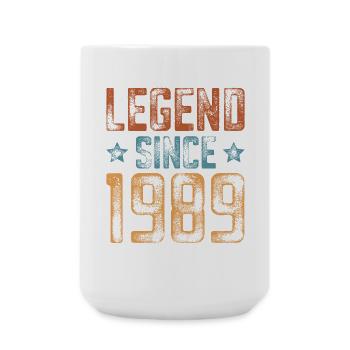 1989 Born Year of birth Birthday - Large Mug 440 ml - white - Front