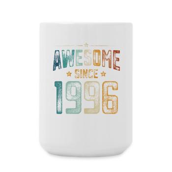 1996 Naissance Année de naissance - Grande tasse 440 ml - blanc - Devant