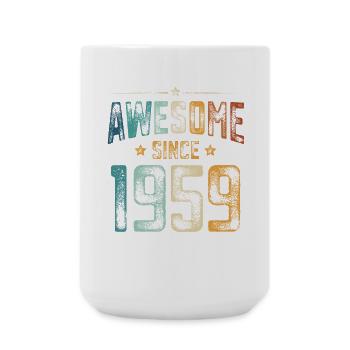 1959 Born Birthday Year of birth - Large Mug 440 ml - white - Front