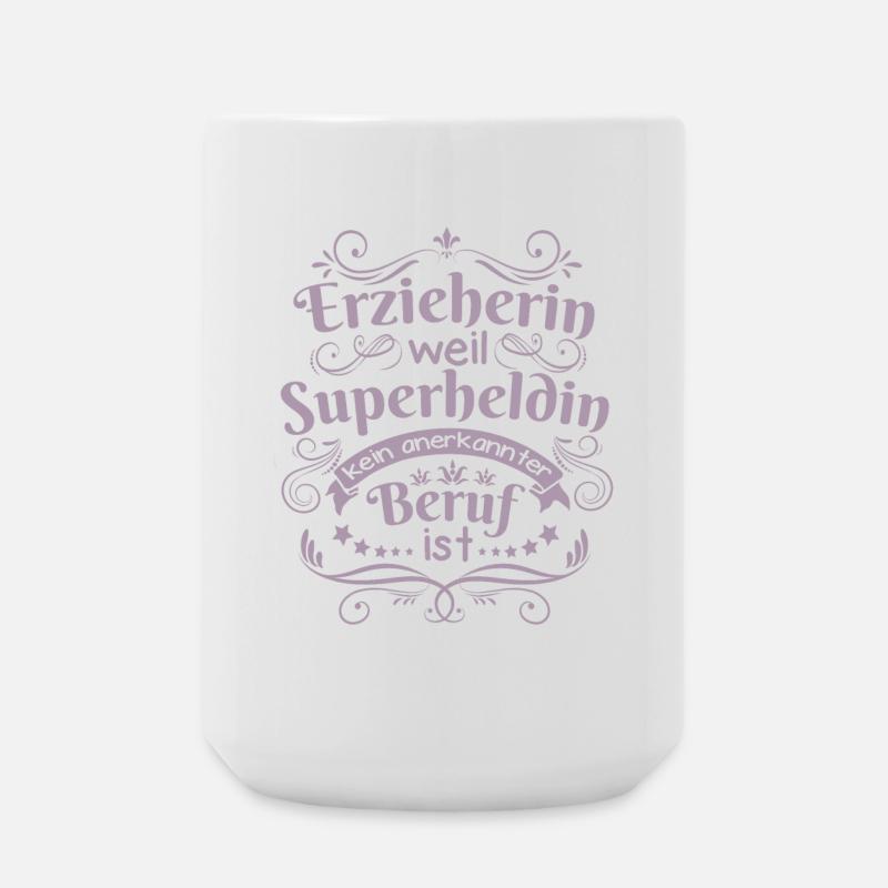 Erzieherin geschenkideen - Große Tasse 440 ml - Weiß