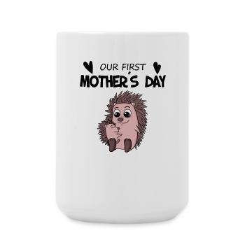 Fête des Mères - Premier cadeau de fête des mères - Grande tasse 440 ml - blanc - Devant