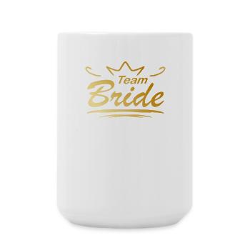 Équipe Bride Or - Grande tasse 440 ml - blanc - Devant