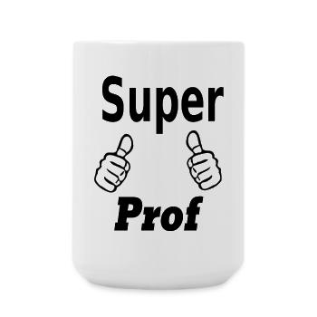cadeau professeur - Grande tasse 440 ml - blanc - Devant