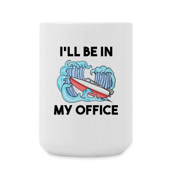 Boat Captain Motorboat Boat License - Large Mug 440 ml - white - Front