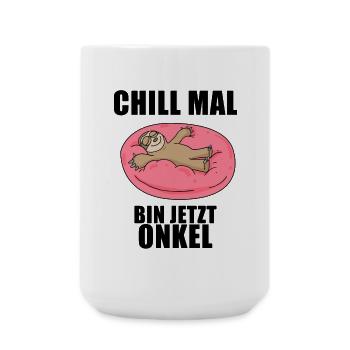 Neffe Onkel Spruch Geschenk - Große Tasse 440 ml - Weiß - Vorne