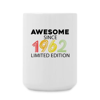 Fantastic since 1962 - born in 1962 - Large Mug 440 ml - white - Front