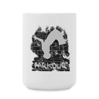 Parkour - Large Mug 440 ml - white - Front