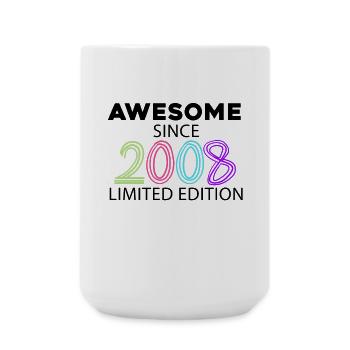 Fantastic since 2008 - vintage 2008 - Large Mug 440 ml - white - Front