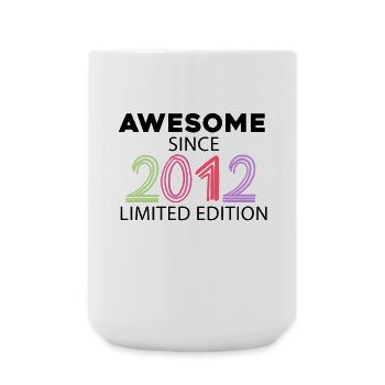 Fantastisch seit 2012 - Jahrgang 2012 - Große Tasse 440 ml - Weiß - Vorne