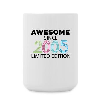 Fantastique depuis 2005 - né en 2005 - Grande tasse 440 ml - blanc - Devant