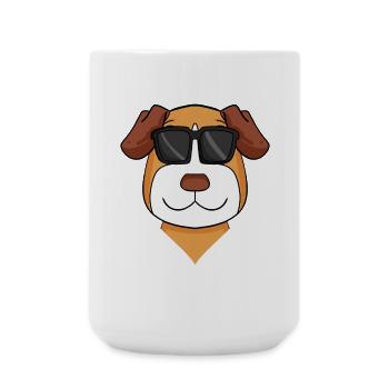 jack russell terrier Hund Hunderasse - Große Tasse 440 ml - Weiß - Vorne
