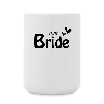 Team Bridal Wedding Celebration Bachelor - Large Mug 440 ml - white - Front