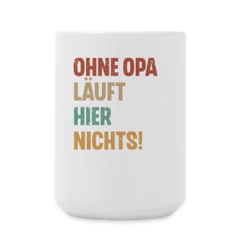 Opa - Große Tasse 440 ml - Weiß - Vorne