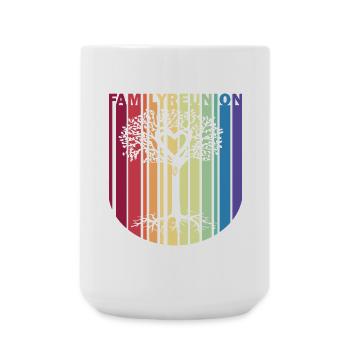 Family Reunion Family Reunion Family Tree - Large Mug 440 ml - white - Front
