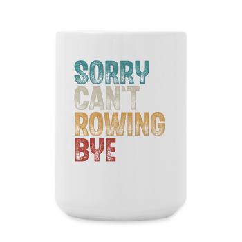 Rudern Ruderer Ruderboot - Große Tasse 440 ml - Weiß - Vorne