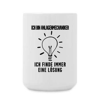 Anlagenmechaniker Beruf Ausbildung - Große Tasse 440 ml - Weiß - Vorne