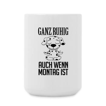 Dalmatiner Hund - Große Tasse 440 ml - Weiß - Vorne