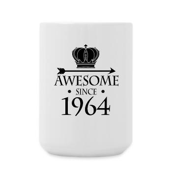 Jahrgang 1964 - Fantastisch seit 1964 - Große Tasse 440 ml - Weiß - Vorne