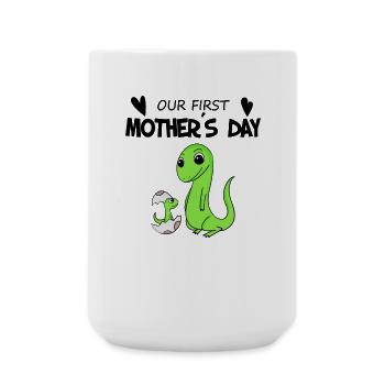 Mother's Day Gift - Our First Mother's Day - Large Mug 440 ml - white - Front