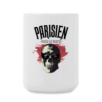 Parisien Hasta La Muerte - 75 - Grande tasse 440 ml - blanc - Devant