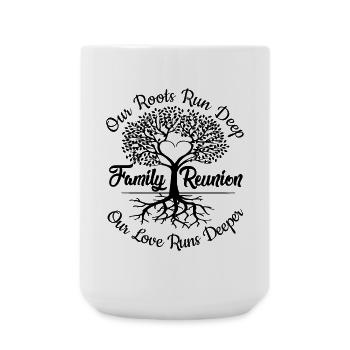 Family Reunion Our Roots Run Deep - Große Tasse 440 ml - Weiß - Vorne