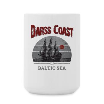 DarssCoast - Baltic Sea Sailor - Große Tasse 440 ml - Weiß - Vorne