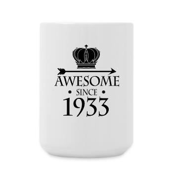 Born in 1933 - Fantastic since 1933 - Large Mug 440 ml - white - Front