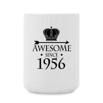 Jahrgang 1956 - Fantastisch seit 1956 - Große Tasse 440 ml - Weiß - Vorne