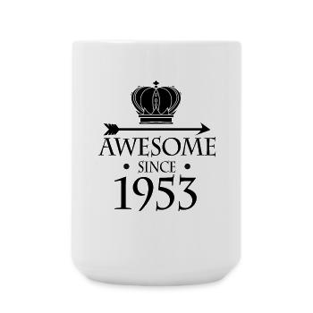 Jahrgang 1953 - Fantastisch seit 1953 - Große Tasse 440 ml - Weiß - Vorne