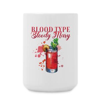 Cocktail Blood Type Bloody Mary pour les barmans - Grande tasse 440 ml - blanc - Devant