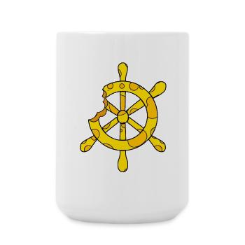 Volant Fromage - Grande tasse 440 ml - blanc - Devant