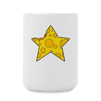 Étoile du fromage - Grande tasse 440 ml - blanc - Devant